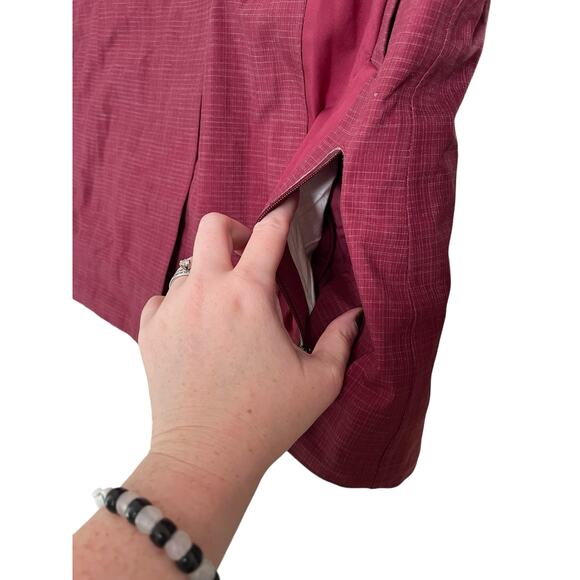 Nils Womens Red Burgundy Winter Ski Jacket Thermore Recco Technology Size 6 - Picture 5 of 16